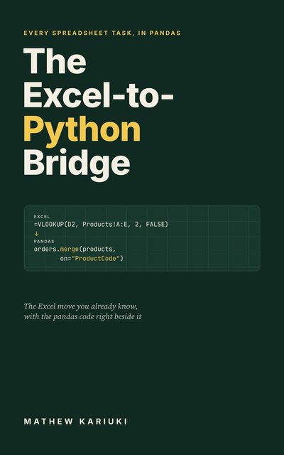 Cover of The Excel-to-Python Bridge